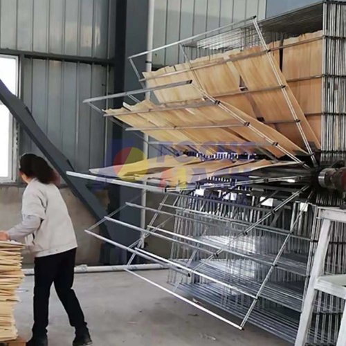Máquina secadora de chapa de madera mixta